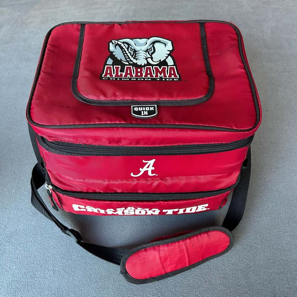 Logo Brands Alabama Crimson Tide 35-Can Flex Cooler with Quick-In Lid